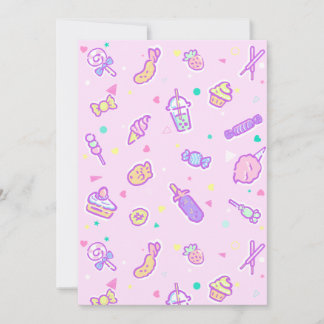 Convite Sonhando com Snacks de Verão