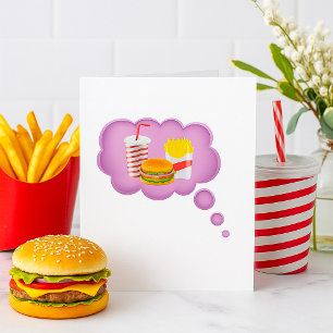 Convite Sonho Com Comida Rápida