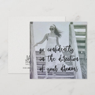Convite SONHO NA placa DREAMER 5,25 x 5,25