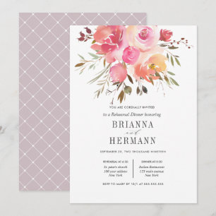 Convite Sonho Rosa Janto De Ensaios De Casamento De Flore