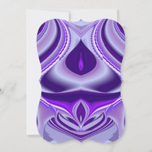 Convite Sonhos de Arco-Íris de Flor Roxo