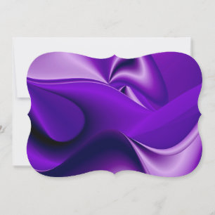 Convite Sonhos de Arco-Íris de Flor Roxo