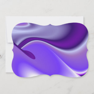 Convite Sonhos de Arco-Íris de Flor Roxo