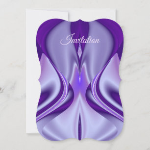 Convite Sonhos de Arco-Íris de Flor Roxo