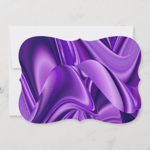 Convite Sonhos de Arco-Íris de Flor Roxo