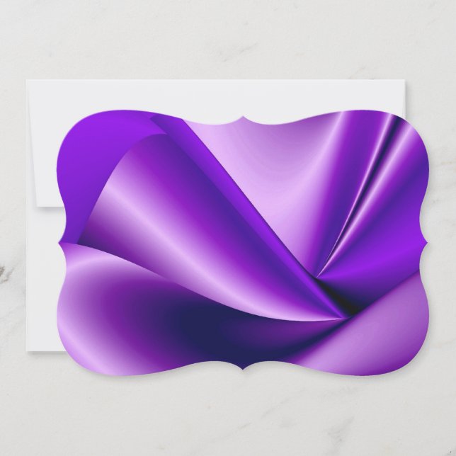 Convite Sonhos de Arco-Íris de Flor Roxo (Frente)