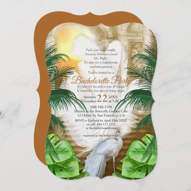 Convite Sonhos do Templo Real do ouro (Frente/Verso)