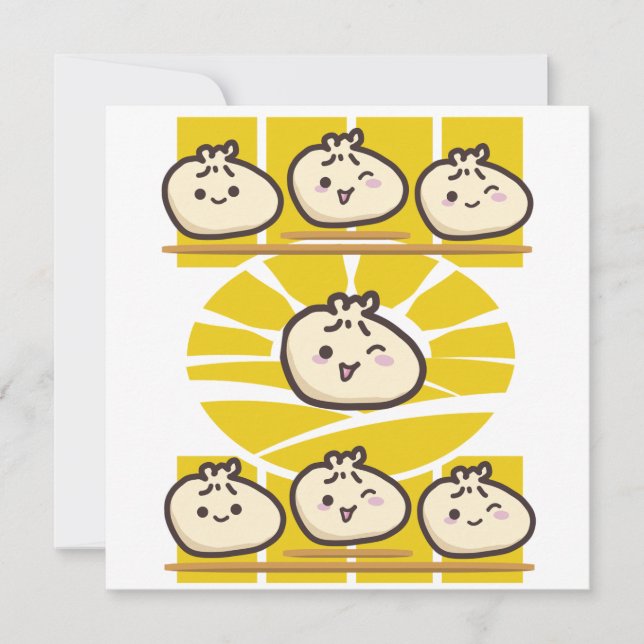Convite sonnige dim sum knödel  (Frente)