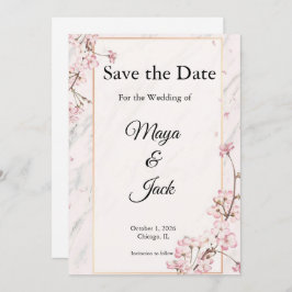 Convite Sophisticated Save the Dates