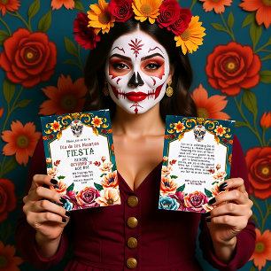 Convite 💀🎉Sorria e Garlanda