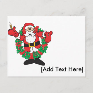 Convite sorvendo do papai noel, [adicione o texto