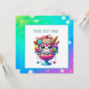 Convite Sorvete de corte de qualquer entidade de propósito