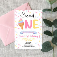 Sorvete Doce Um 1rua Primeira Festa de aniversário