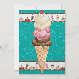 Convite Sorvete irresistível - SRF