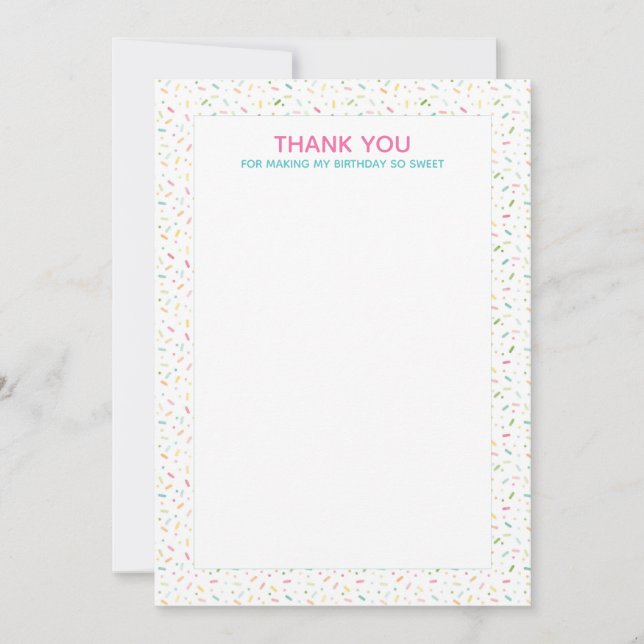 Convite Sorvete Obrigado Nota (Frente)