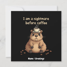 Convite Sou um Pesadelo Antes do Café, Lema dos Amantes