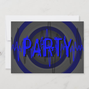 Convite Sound Blue Dark 'PARTY'
