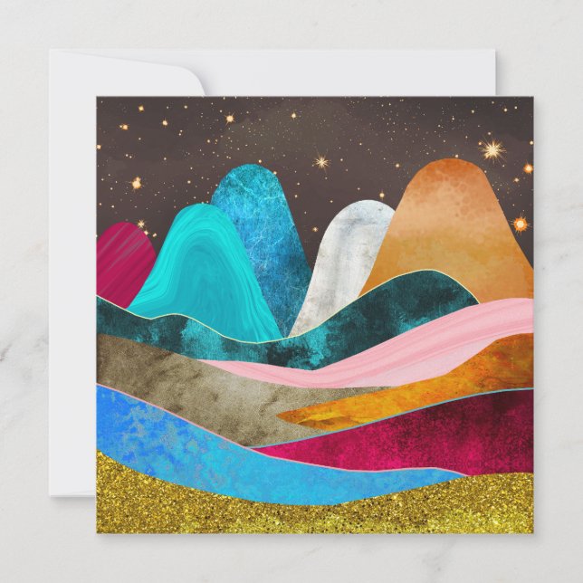 Convite Space Mountains (Frente)