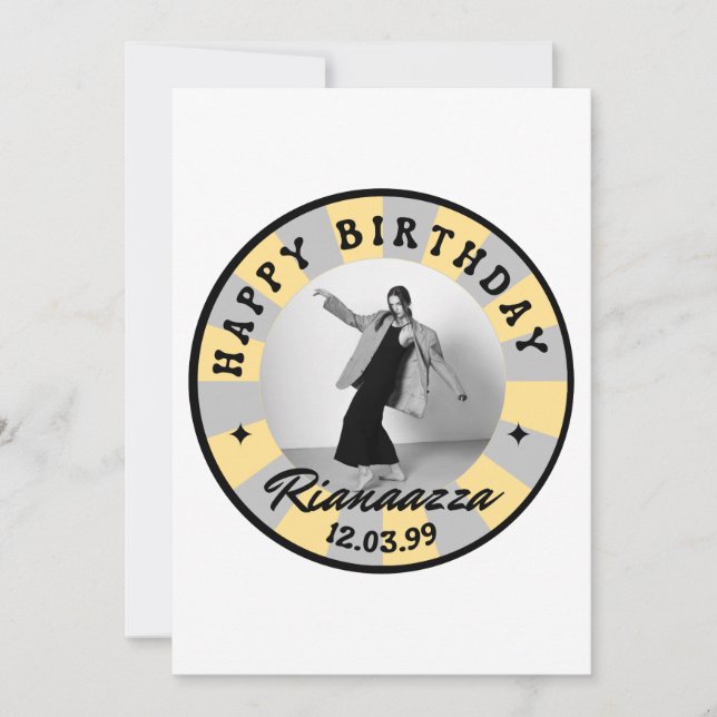 Convite special birthday  (Frente)