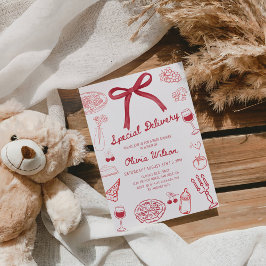 Convite Special Delivery Baby Shower Party