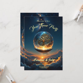 Convite Sphere of Life – The Golden World Tree. 