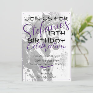 Convite Spirit Pony 9 Aniversário 2