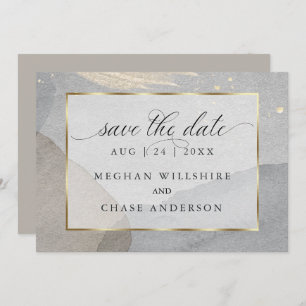 Convite Splash de Aquarela de Mushroom em Granite Stone