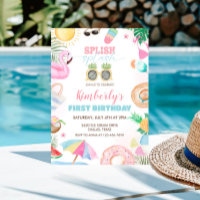 Splash Girl Piscina Party - Rosa