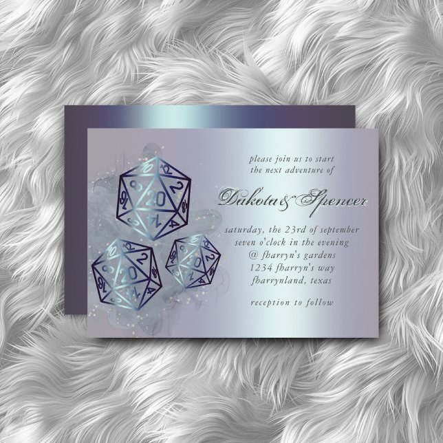 Convite Splash RPG | Marinho Sheen Fantasy Tabletop PnP Ga (Criador carregado)