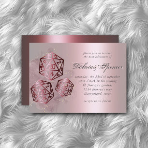 Convite Splash RPG   Red Sheen Tabletop Roleplayer Dice