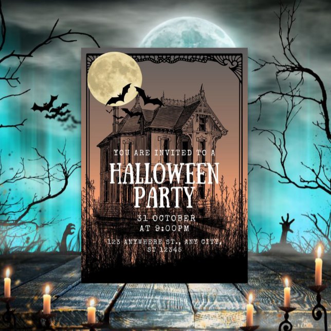 Convite Spookiest Night of the Year Invitation (Criador carregado)