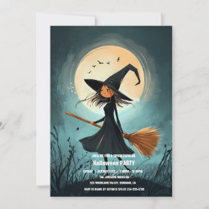 Convite Spooktacular Dark assombrado Festa I de Halloween