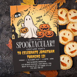 Convite Spooktacular Halloween Birthday Kids