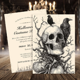 Convite Spooky Forest Halloween