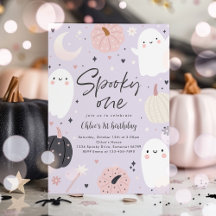 Spooky One Boho Halloween Festa de primeiro aniver