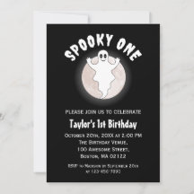 Spooky, Um primeiro aniversario Divertido de Hallo