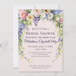 Convite Spring Floral Bridal Shower