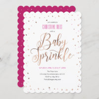 Sprinkle Com Amor, Moderno, RoseGold, Baby Sprinkl