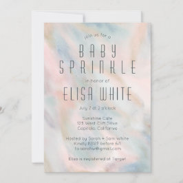 Convite SPRINKLE DE BABY PERSONALIZADO BABY, Abstrato de P