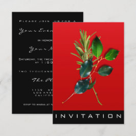 Convite Spy Italiano Chef Jantado House Red Wine Green