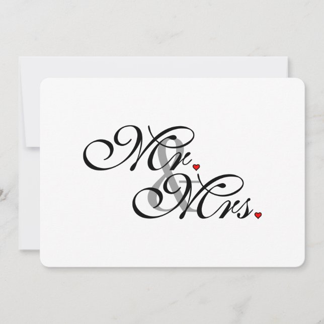 Convite Sr. e Sra. Marido Esposam Sua Nova Semana (Frente)