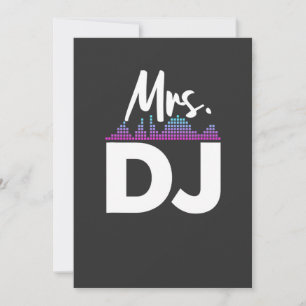 Convite Sra Dj Esposa Disc Jockey