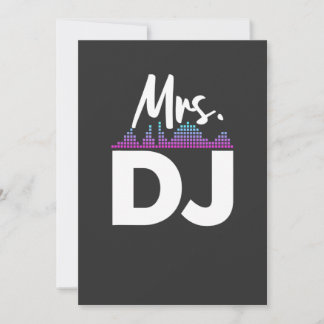 Convite Sra Dj Esposa Disc Jockey