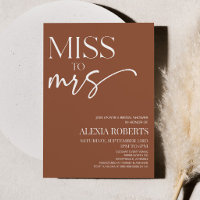 Srta. Brown Boho Chá de panela Bohemian