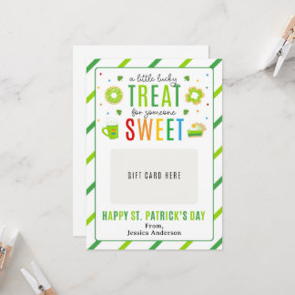 Convite St. Patrick's Day Teacher Appreciation Gift Card