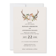 Stag Sage verde floral rústico elegante moderno