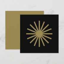 Starburst Dourado e preto