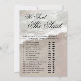 Convite Starfish and Shells Tropical Beach Bridal Shower