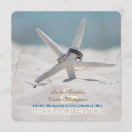 Convite Starfish Beach Wedding