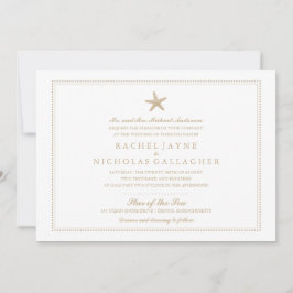 Convite Starfish Graceful | Casamento